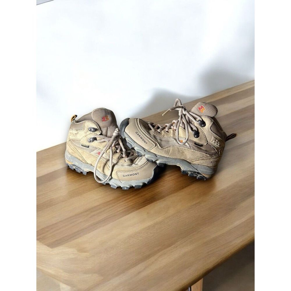 Garmont Kiowa Mens Gore Tex Vibram Beige Water Resistant Hiking Boots Beige 6